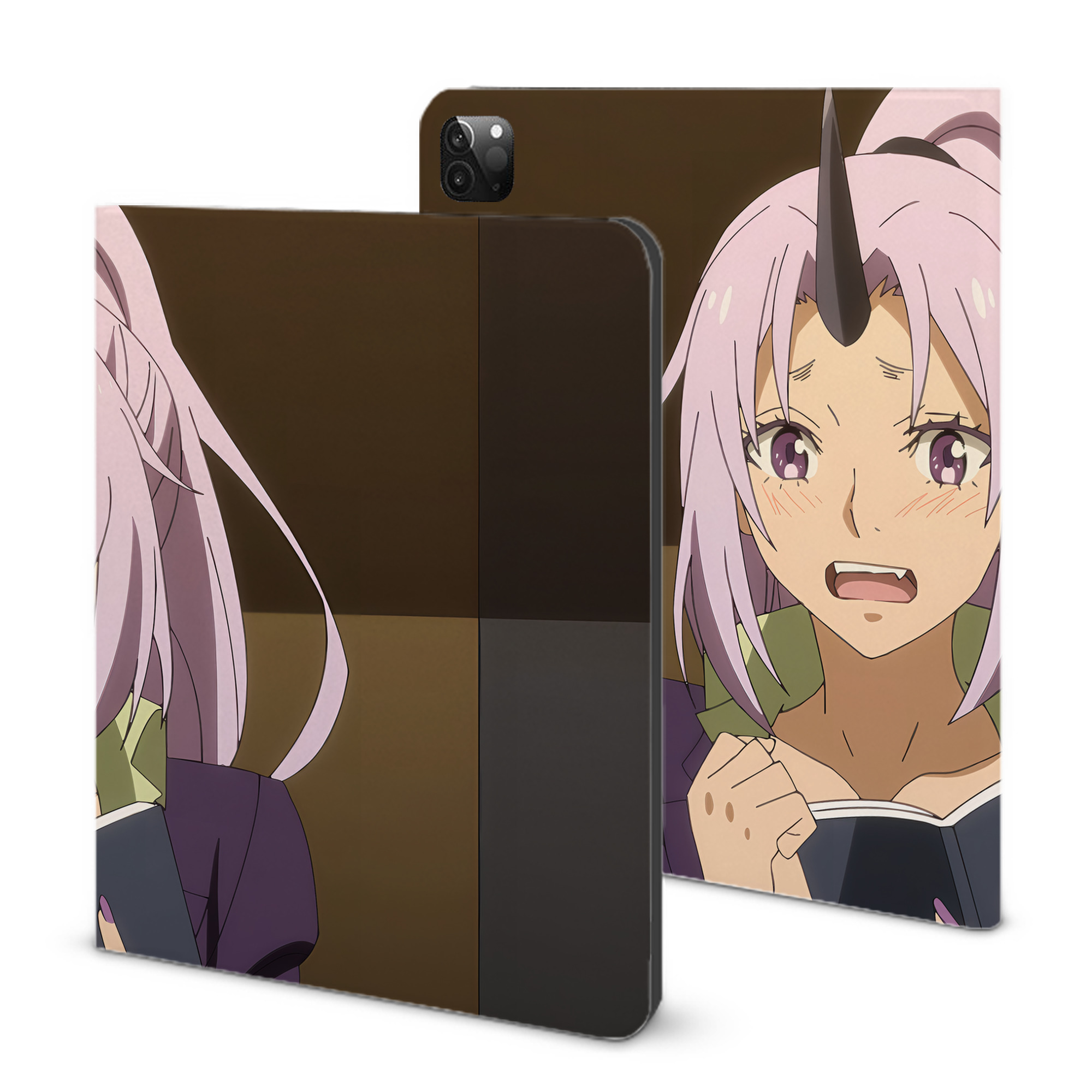（画像用） 転スラ Regarding Reincarnated to Slime IPadケース ペンホルダー付き ブックスタイルデザイン